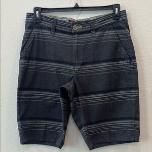 Men’s 32 Tony Hawk Athletic /Stretch Black and Gray Board Shorts
